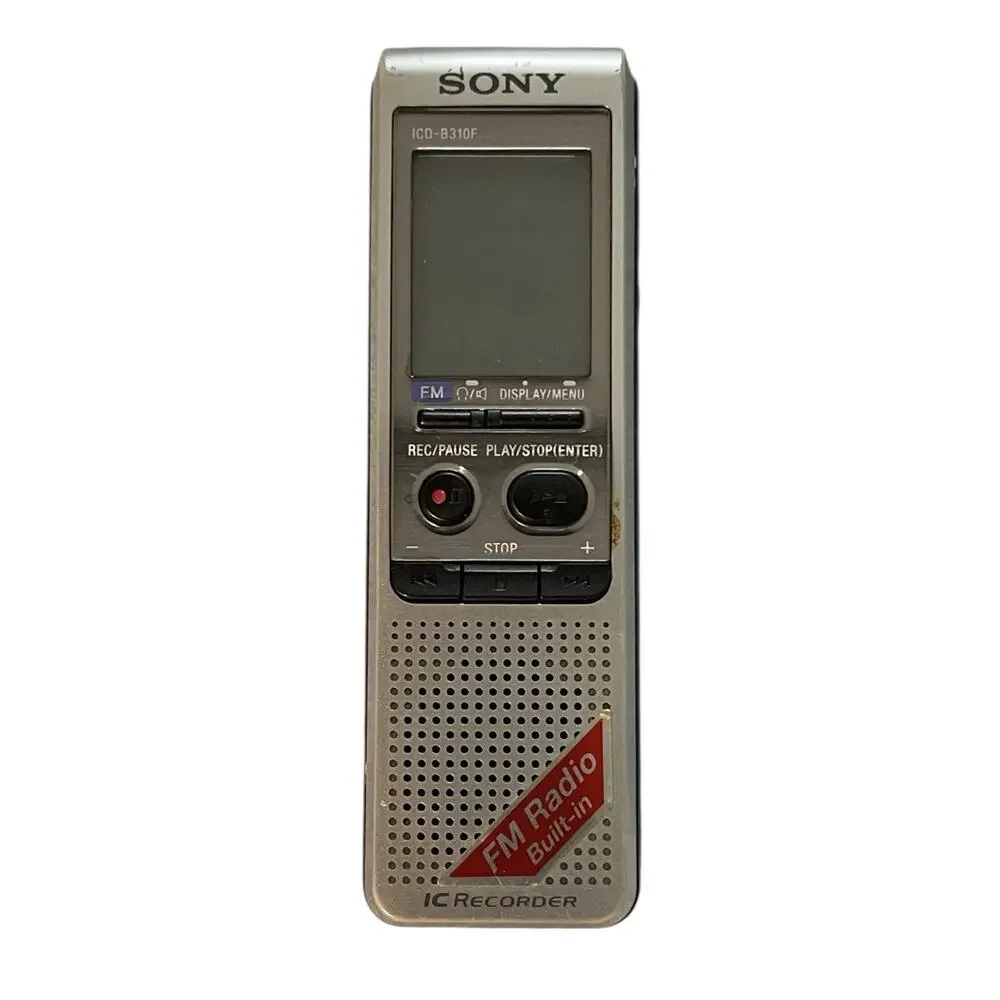 Sony IC Recorder ICD-B310F With Built In FM RADIO. PreOwned.